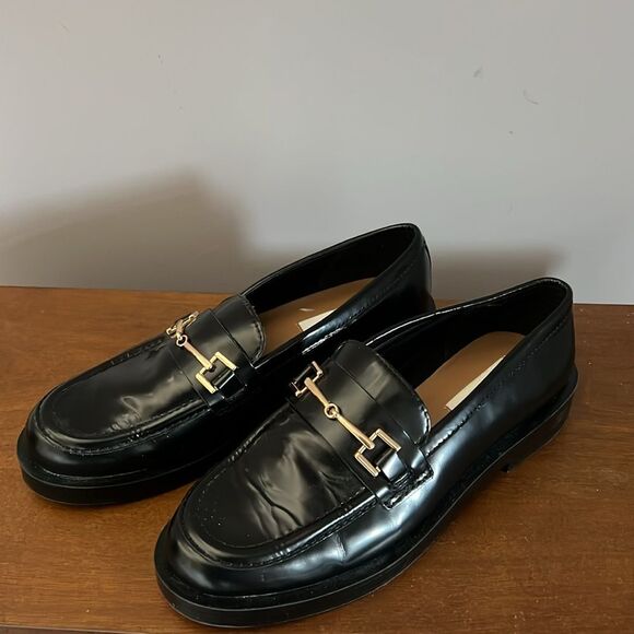 H&M Black gold accent loafer - Picture 6 of 12